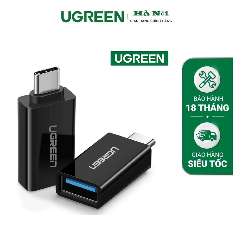 Ugreen 20808 Bộ chuyển đổi USB-C sang USB 3.0 A chính hãng